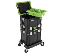 Ensemble De Boîtes Empilables 3 Valises Coffre Avec Plateforme TRUTZHOLM