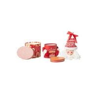 JOLIPA - Ensemble de boites en carton en forme de père Noël 40 cm ROUGE G