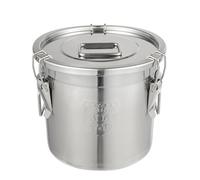 Ensemble de boîtes hermétiques robustes avec couvercles et pince de verrouillage pour aliments secs/humides, farine, huile, lait, essentiel de cuisine