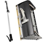 Ensemble de boîtes plates pour cloisons sèches - Outil professionnel de ruban adhésif avec poignée d'extension, comprend des tailles de 20,3 cm, 25,4 cm et 30,5 cm pour une finition efficace