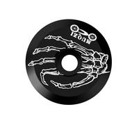 Ensemble De Bol De Vélo Couvercle Alliage De Titane 28.6mm Poignée De Fourche Avant Support Couvercle Supérieur Modification De Mouche Morte De Route De Montagne, Griffe Magique Noire