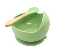 Ensemble De Bols À Cuillère En Silicone Pour Bébé, Apprentissage De L'Alimentation, Avec Ventouse, Formation Alimentaire, Vaisselle Antidérapante Pour Enfants