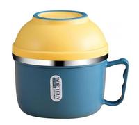 Ensemble De Bols À Nouilles Instantanées, Boîte À Lunch De Grande Capacité, Résistante À La Chaleur, Style Japonais, Scellée, Pour La Maison, Facile À Tenir, 1 Ensemble