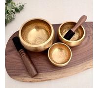 Ensemble de bols chantants ~ Bol sonore de méditation pour le yoga, la méditation et la guérison spirituelle. Bols chantants martelés à la main pour la guérison par le son, assiettes d'anniversaire, a