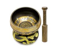 Ensemble de bols chantants du Népal - Bols sonores de méditation tibétains, instruments de musique spirituels pour femme | Accessoires de méditation de de pleine conscience pour le yoga, la