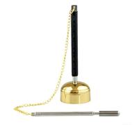 Ensemble de bols chantants fabriqués à la main en laiton pour décoration spirituelle et relaxation - Ton résonnant clair pour la pratique de la pleine conscience, finition argentée, taille S, 5 cm