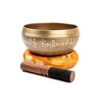 Ensemble de bols chantants tib?tains en bronze - Qualit? de gu?rison sup?rieure - Bol sonore authentique fabriqu? ? la main par Himalayan Bazaar