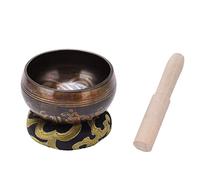 Ensemble de bols chantants tibétains, bol chantant portable népalais fait à la main pour le yoga, la relaxation et la méditation sonore, bol de Bouddha chantant tibétain, décoration spirituelle