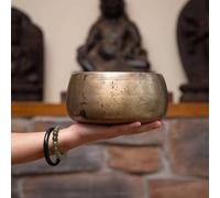 Ensemble de bols chantants tibétains - Bol sonore authentique accordé à la main pour la méditation - Bol sonore de méditation fabriqué à la main