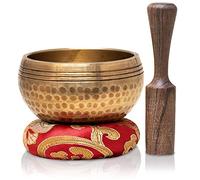 Ensemble de bols chantants tibétains de 7,6 cm ~ Bol sonore de méditation martelé à la main au Népal pour le yoga, la méditation, la pleine conscience, la guérison et l'équilibre des chakras ~