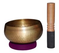 Ensemble de bols chantants tibétains de 7,9 cm, 8 cm, bol de méditation fabriqué à la main pour la pratique du son de pleine conscience, avec bâton et coussin, portable pour yoga et méditation