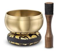 Ensemble de Bols Chantants Tibétains - Design Authentique et Simple - Bol de Méditation - Éléments de Décoration Spirituelle - Coffret Cadeau Pleine Conscience - Outils de Guérison des Chakras