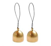 Ensemble de bols chantants tibétains en laiton, 8,6 cm de diamètre, livré avec une base en bois, 2 clochettes en laiton et un sac de rangement, bol sonore pour yoga, méditation