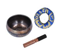 Ensemble de Bols Chantants Tibétains, Fabriqués à Main, Décoration Zen pour Soulager avec Son de Bouddha pour Yoga et Méditation