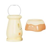 Ensemble De Bols D'alimentation Pour Petits Animaux Plat En Céramique Et Distributeur D'eau Sous Vide Pour Hamsters Gerbilles Accessoires D'alimentation En Cage Bol De Nourriture Pour Hamsters De