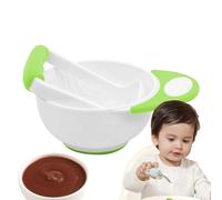 Ensemble de bols de presse-purée, bol de presse-purée - Bol de service alimentaire avec tige de broyage - Bol de moulin à nourriture antidérapant, bol de purée de légumes et fruits Anti-brûlure