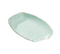 Ensemble de bols et baguettes en céramique Phnom Penh Vaisselle céladon peinte à la main - Assiette rectangulaire de 30,5 cm