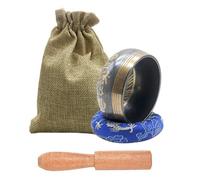 Ensemble De Bols Et Coussin Chantants Tibétains, Avec Une Double Extrémité, Pour La Méditation, Le Yoga, La Guérison Spirituelle, La Pleine Conscience, La Paix Et Le C¿Ur