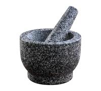 Ensemble de bols et de pilons en pierre naturelle, processeur d ' assaisonnement minéral robuste pour les repas à la maison, broyeur de, ensemble de roches