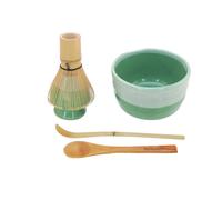 Ensemble de bols matcha BambooMN (comprend un repose-bol, un fouet th Chasaku et une cuill re th ) 1 ensemble vert menthe