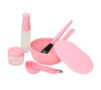 Ensemble de bols mélange pour masques soins du visage DIY 9 en 1 avec brosse lavage cuillères à mesurer spatule masque bandeau et gommage exfoliant la préparation spa