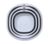 Ensemble De Bols Pliants - Petite Cuvette Pour Laver Les Plats Carré | Bac De Blanchisserie Pliable, Organisateur Multifonctionnel Pour La Couture Maison Et Salle De Bains