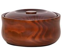 Ensemble De Bols Ronds en Bois, Parfait pour Les Sauces, Les Noix, Les Amuse-Gueules Et Les Desserts. Un Magnifique éLéMent De DéCoration pour Votre Cuisine(B/D21-22cm)