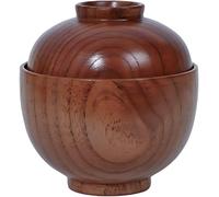 Ensemble De Bols Ronds en Bois, Parfait pour Les Sauces, Les Noix, Les Amuse-Gueules Et Les Desserts. Un Magnifique éLéMent De DéCoration pour Votre Cuisine(A/D9.5cm)