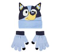 Ensemble de bonnet et gants enfant Cerda Bluey Bleu 20x2x19 cm