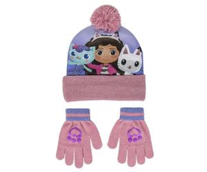 Ensemble de bonnet et gants enfant Cerda Gabbys Dolls House Violet TU