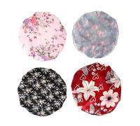 Ensemble De Bonnets De Nuit Pour Femmes 4 Pièces Bonnet De Nuit En Satin Bonnet De À Clip Plat Doux Et Respirant Double Couche Pour Cheveux