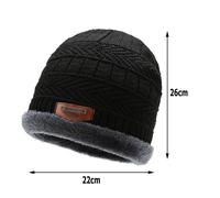 Ensemble de bonnets en velours, 2 pièces, écharpe, chapeau, tricoté, chaud, épais, Protection, automne, hiver