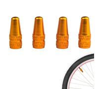 Ensemble De Bouchons De Vanne - Couvercle De Valve Colorée 4 | Tête De Valve De Vélo De Haute Qualité De Style Français, Universel Pour Tuyaux Intérieurs Et Vannes De Pneu