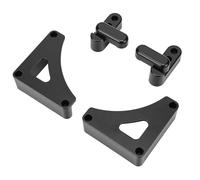 Ensemble de Boucle de Planche de Table pour Camping-Car, Verrou Rotatif à | Matériau ABS, Rivets Renforcés, Capuchon étanche, Patins D'usure, Serrure D'armoire, Utilisation de Rangement de Garage,
