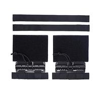 Ensemble de Boucles à dégagement Rapide pour Gilet Tactique Ensemble de Boucles à Retrait Rapide Molle à Un Point avec Attache Auto-agrippante pour Gilet JPC CPC NCP XPC 420 BK