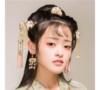 Ensemble De Boucles D'oreilles Et Épingles À Cheveux, Bijoux De Mariée En Or Chinois, Ensemble De Boucles D'oreilles, Coiffure, Couronne De Phénix, Ornement De Cheveux, Nouvelle Collection