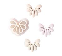 Ensemble de boucles d'oreilles géométriques en argile pour la fabrication de moules multi-usages