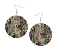 Ensemble de boucles d'oreilles percées pour femme, 1 paire de boucles d'oreilles tendance en similicuir pour femme, cadeau d'anniversaire, de Noël, cadeau pour femme