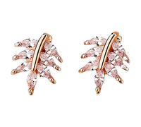 Ensemble de boucles d'oreilles pour freeclip - Décoration élégante imitation feuilles - Clip pour écouteurs, One Size, Comme décrit, Comme décrit.
