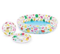 Ensemble de bouée et ballon gonflables pour piscine 122 x 25 cm INTEX 59460