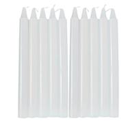 Ensemble de bougies coniques - de paraffine Slim Design Clean Burn | Bougies de d'urgence avec longue durée de combustion, utilisation pour bénédiction de mariage, lumière de survie | Bougie