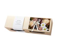Ensemble de bougies d'aromathérapie - Collection de de soja parfumée au champagne, bougies d'huile artificielles relaxantes - Verres parfumés - Ambiance apaisante - Décoration pour