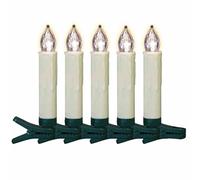 Ensemble De Bougies D'Extension 5 Pièces Tubes Lumineux Décoration De Noël