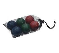vidaXL Ensemble de boules Bocce 8 pièces Bois pin massif avec sac de transport Beige