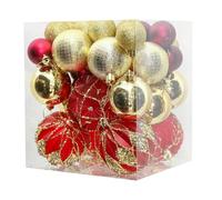 Ensemble de boules d'arbre de Noël,Pendentifs décoratifs pour fêtes - Décorations d'arbre de Noël - Pour intérieur et extérieur seuils de cour de jardin, fêtes de patio