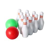Ensemble de boules de bowling pour tout-petits, modèle de maison, pour garçons et filles, décoration de maison de poupée, modèle miniature, kit de bol de bowling mémorable