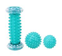 Ensemble de boules de massage à pointes en TPE, rouleau de cacahuètes, libération myofasciale des tissus profonds, boule de massage du dos et des pieds pour soulager les douleurs