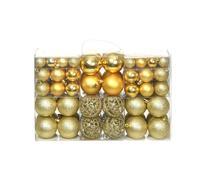 Ensemble de Boules de Noël 100 pcs Blanc Décoration d'Arbre Ornement vidaXL