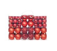 Ensemble de Boules de Noël 100 pcs Blanc Décoration d'Arbre Ornement vidaXL