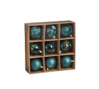Ensemble de boules de Noël Mica Decorations Vert Styromousse H8xl8xL8cm